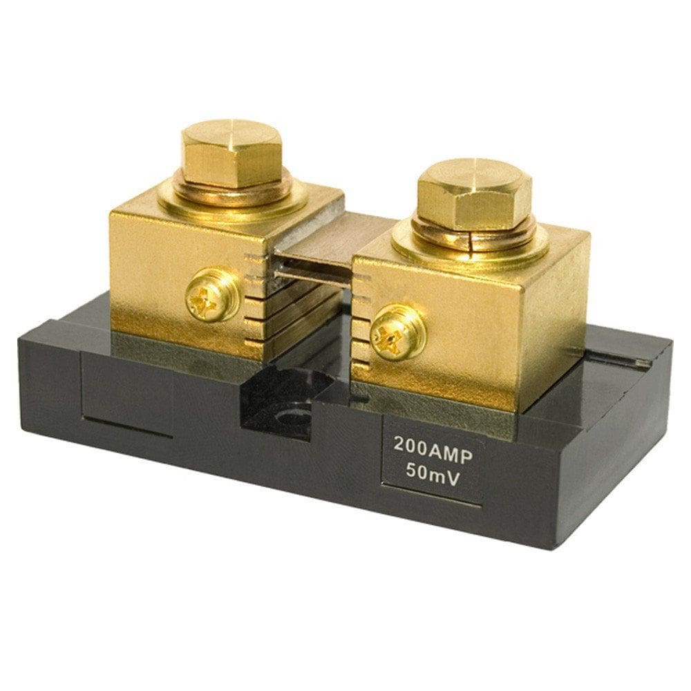 Medidor analógico Shunt Blue Sea 9233 200A/50mV para amperímetros DC