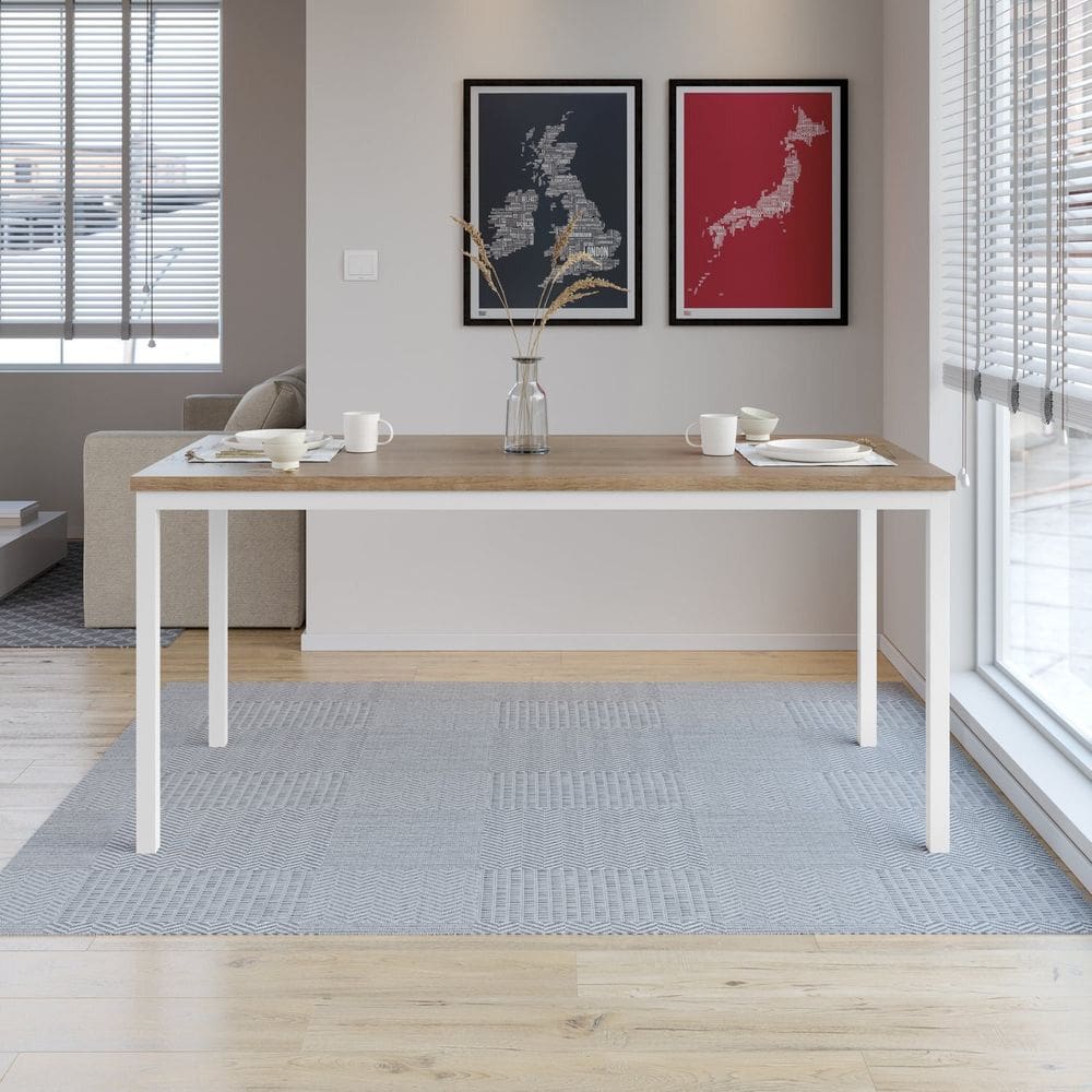 Mesa para Cozinha 170cm X 78cm Adriana Branco