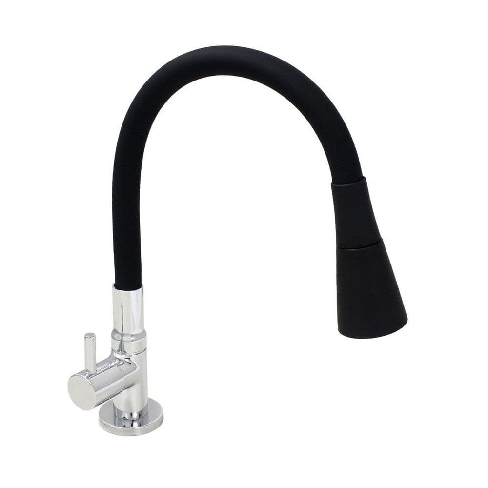 Torneira para Cozinha Flexível Gourmet Roddex Preto