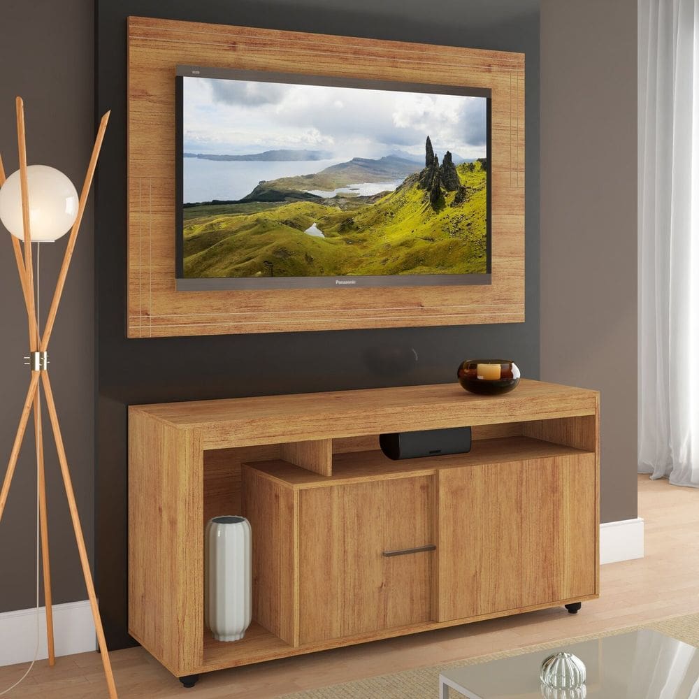 Rack com Painel para Tv 50 Polegadas Mel