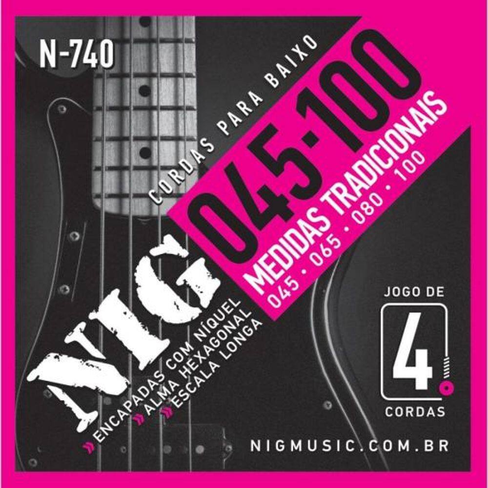 Encordoamento Para Baixo 4 Cordas N740 0.045