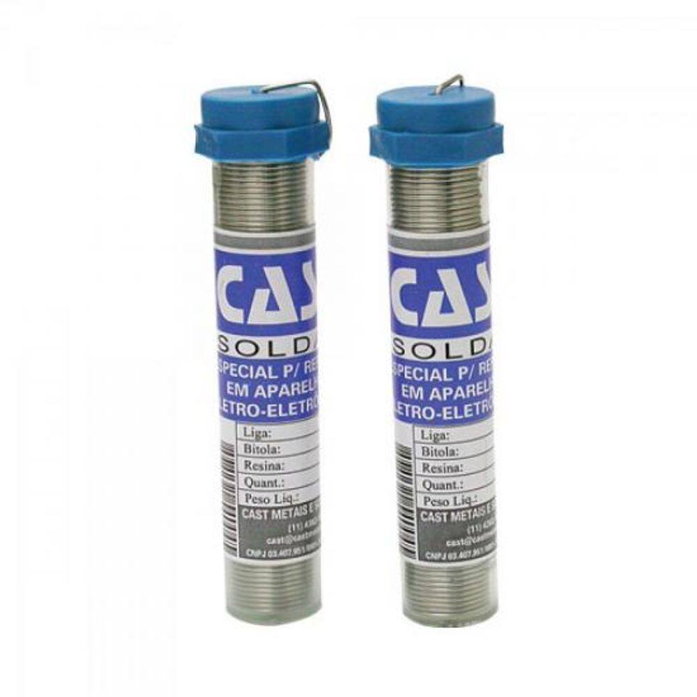 Solda em Tubo 63x34 25G Azul Cast Metais 36un