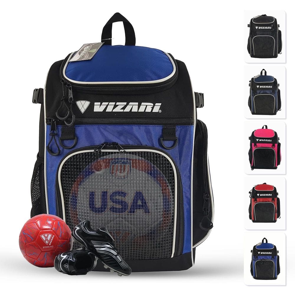 Mochila de futebol Vizari com compartimento para bolas para adultos