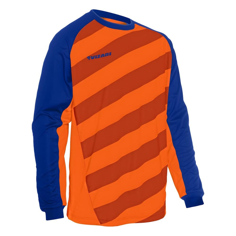 Jersey de goleiro Vizari Padova laranja/azul para homens