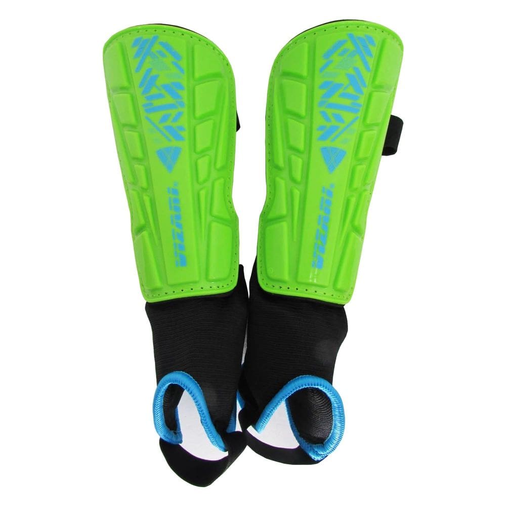 Caneleira de futebol Vizari Malaga para crianças verde XX-Small