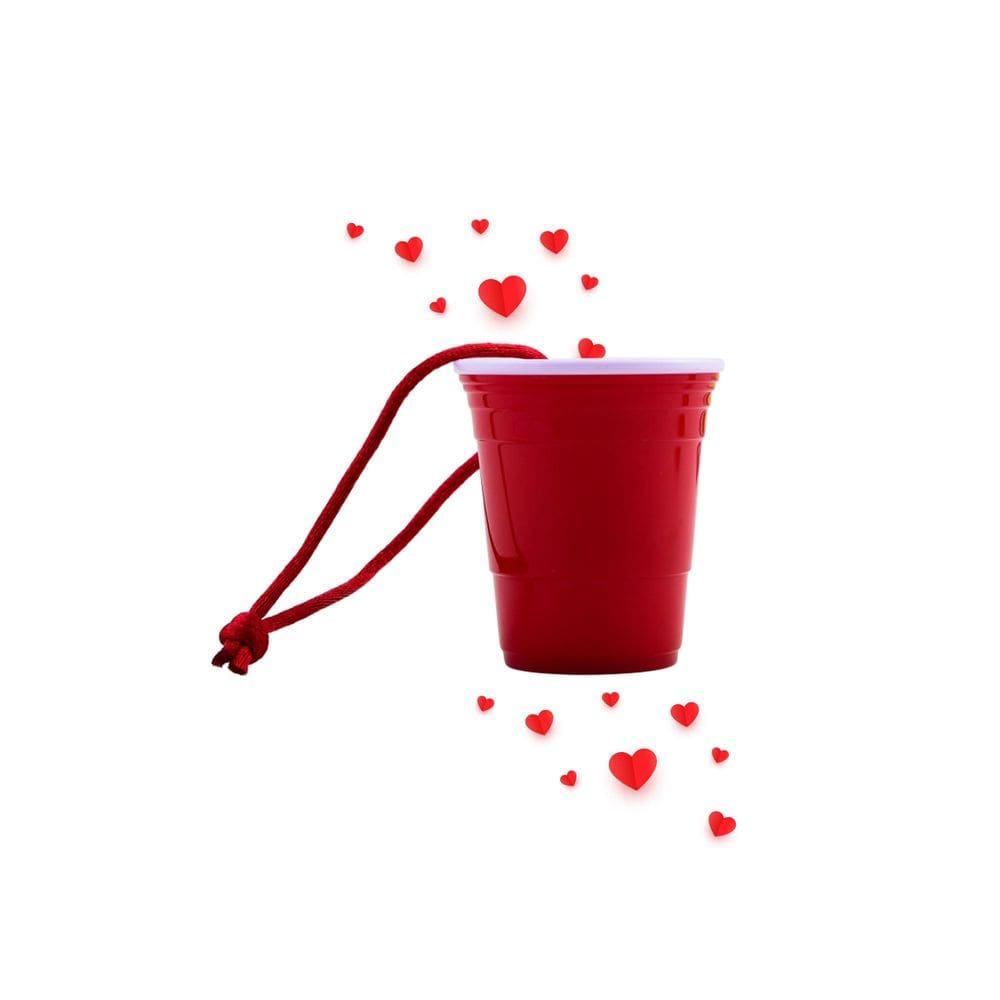 Ornamentos pendurados Red Cup Living Cute Easter Celebration