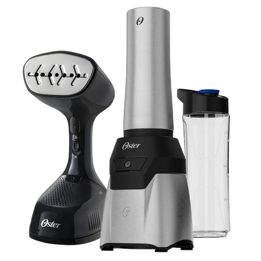 Kit Blender Power Inox e Passadeira a Vapor Oster - 220V