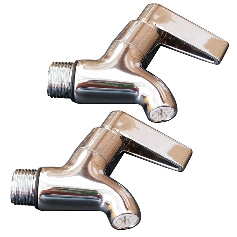 2x Torneira Rosca 1/2\" Para Filtro Bebedouro De Água Industrial E Residencial