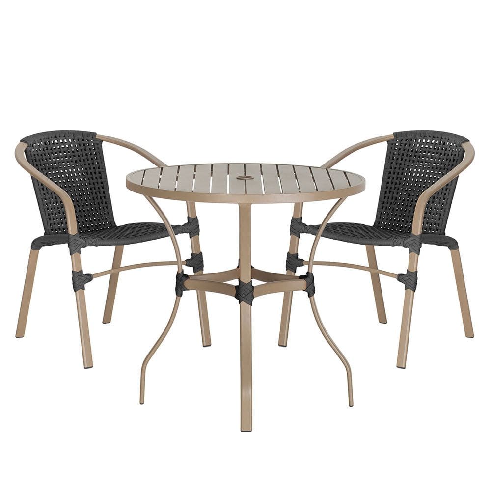 02 Cadeiras Floripa e Mesa Roma Trama