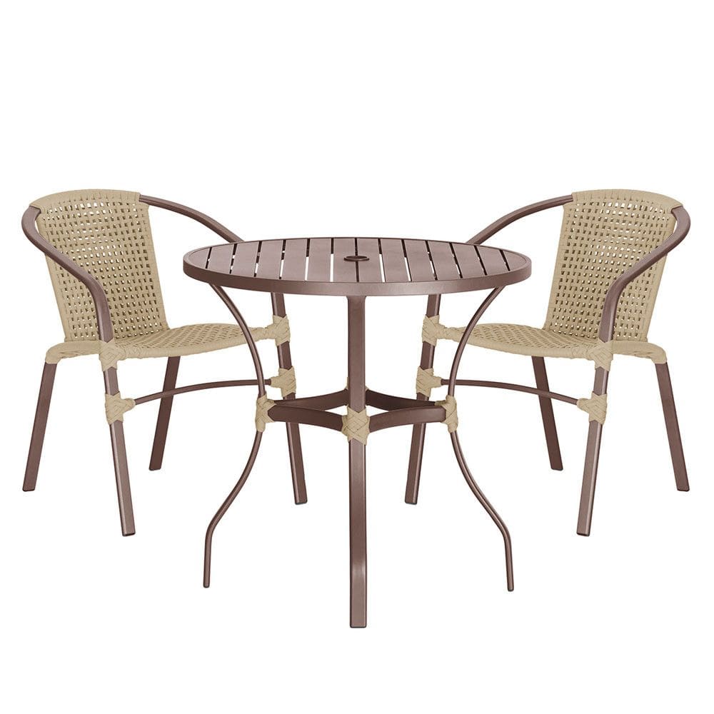 02 Cadeiras Floripa e Mesa Roma Trama