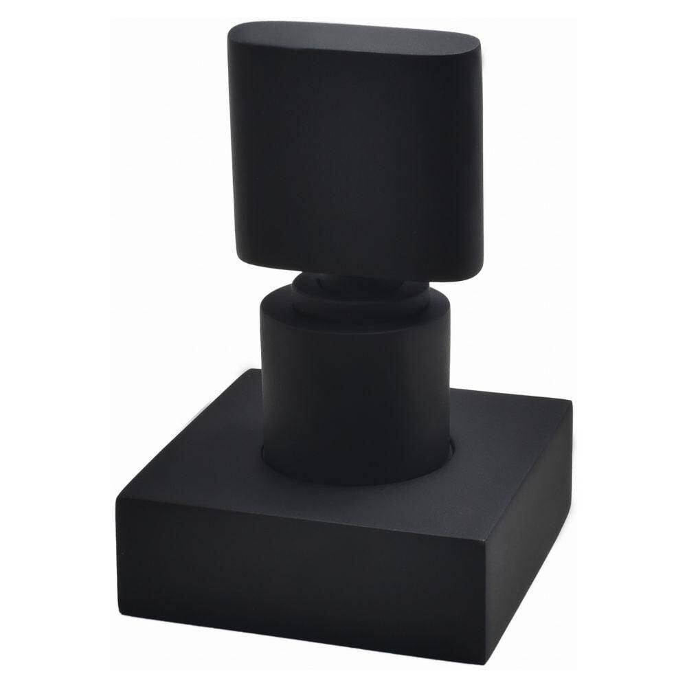 Acabamento Registro Base Docol 1/2" e 3/4" e 1" (Pequeno) Preto Fosco Color Dom Perflex