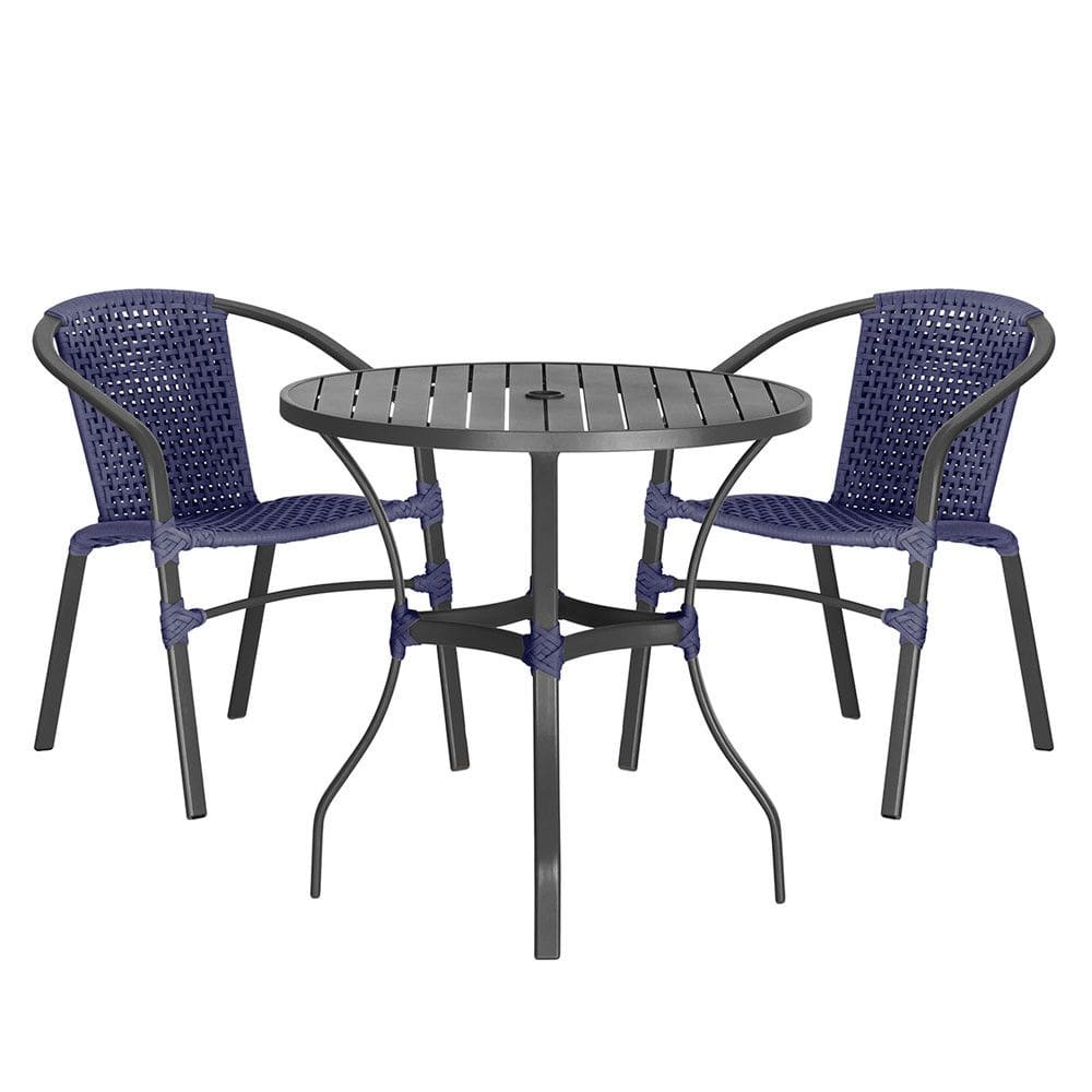 02 Cadeiras Floripa e Mesa Roma Trama