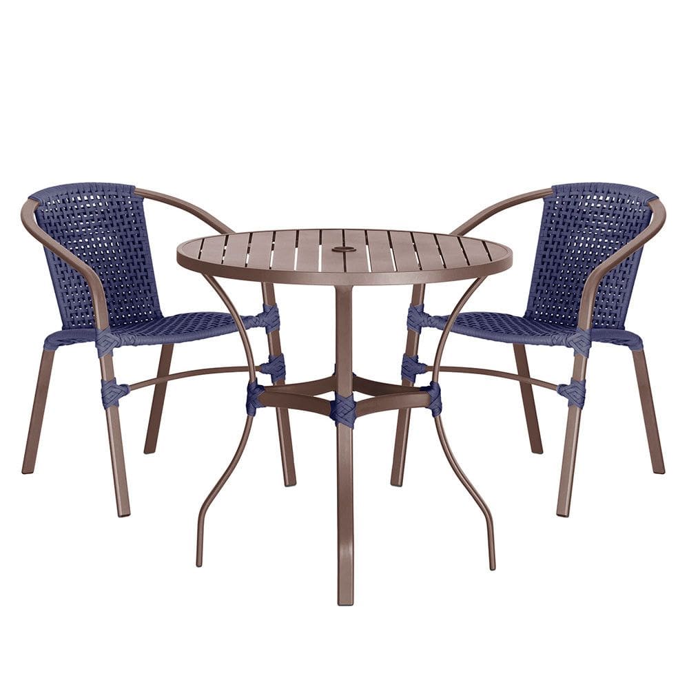 02 Cadeiras Floripa e Mesa Roma Trama 