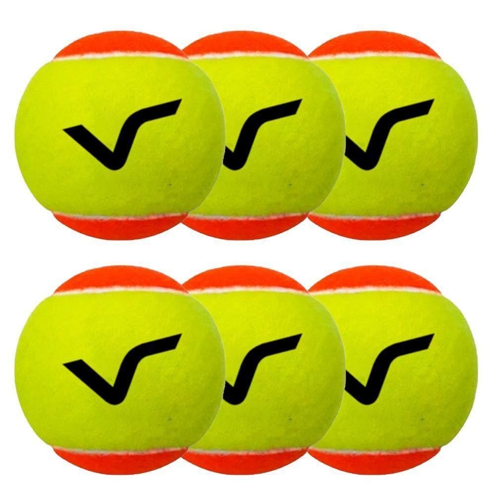 Kit Com 6 Bolas Para Beach Tennis Vg Plus