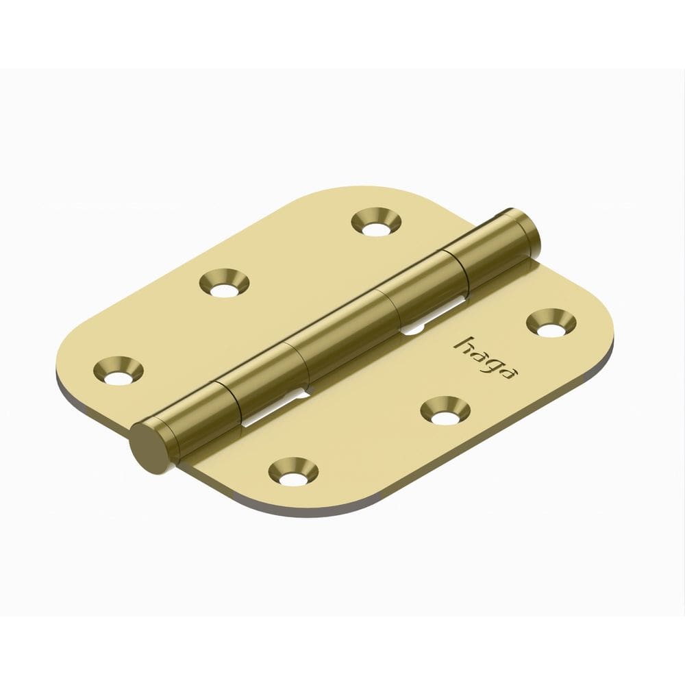 Kit 3 Dobradiças Haga 3x2½ Pino Chato Sem Anel - 2544