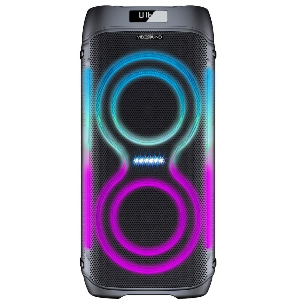 Caixa Som Bateria 1000W Rms Portátil Bluetooth Amplificada Fm Usb Bivolt Vibe Sound Vs003