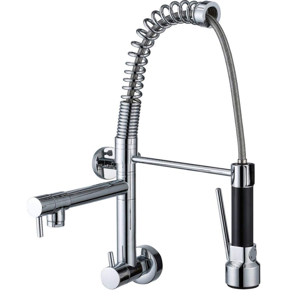 Torneira de Cozinha Gourmet de Parede Flexível para Água Fria