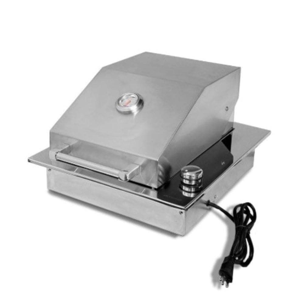 Churrasqueira Elétrica de Embutir 40X47 com Tampa em Aço Inox - JX Metais