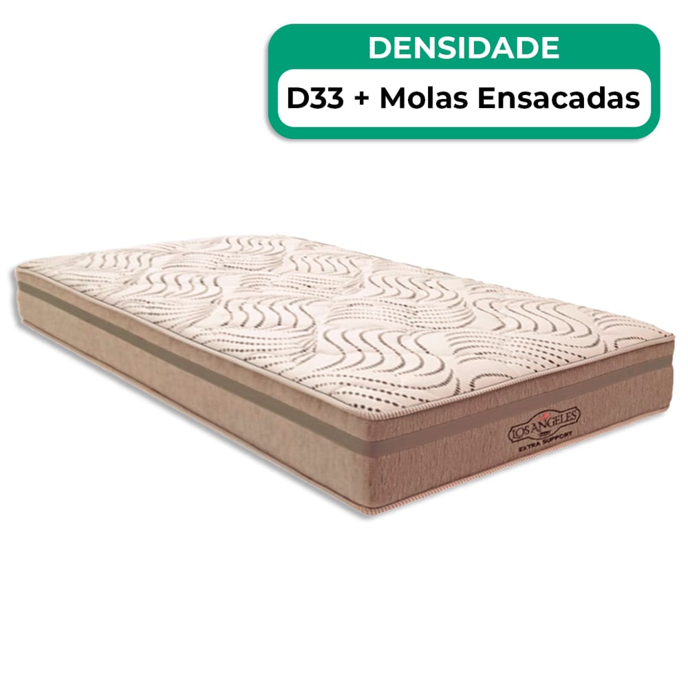 Colchão Los Angeles Molas Ensacadas Solteiro V-Store 78x188