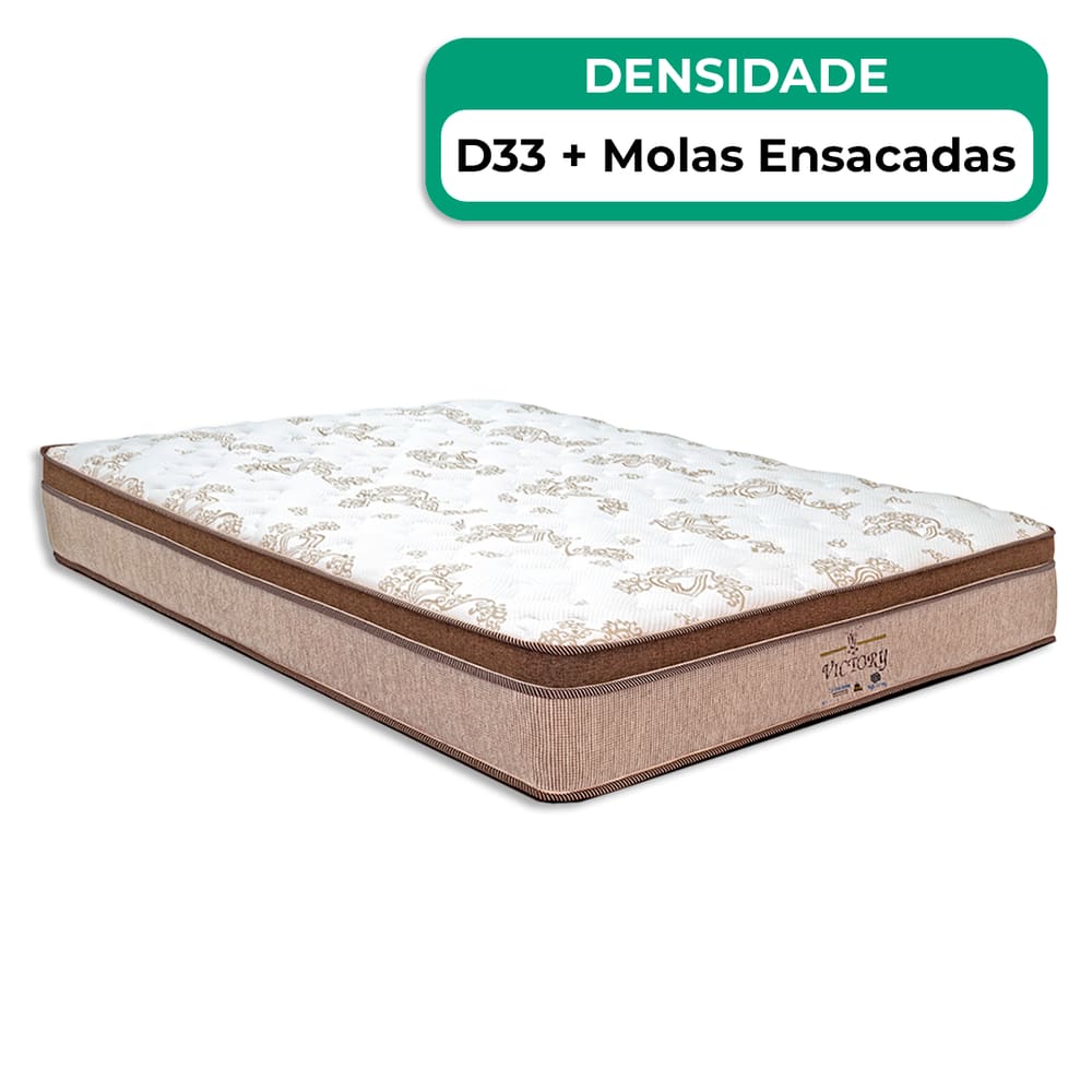 Colchão Victory Molas Ensacadas Queen V-Store 158x198x30