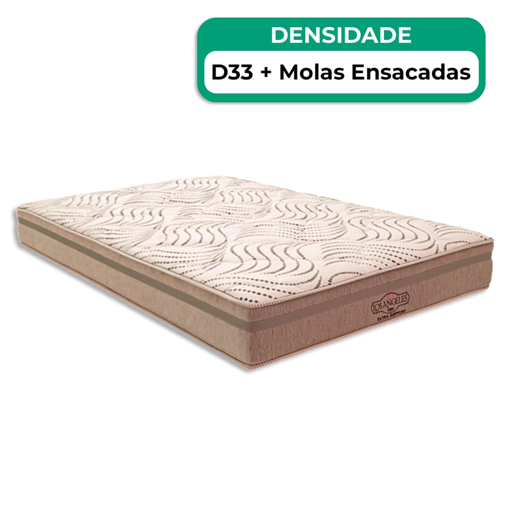 Colchão Los Angeles Molas Ensacadas Casal V-Store 138x188x28