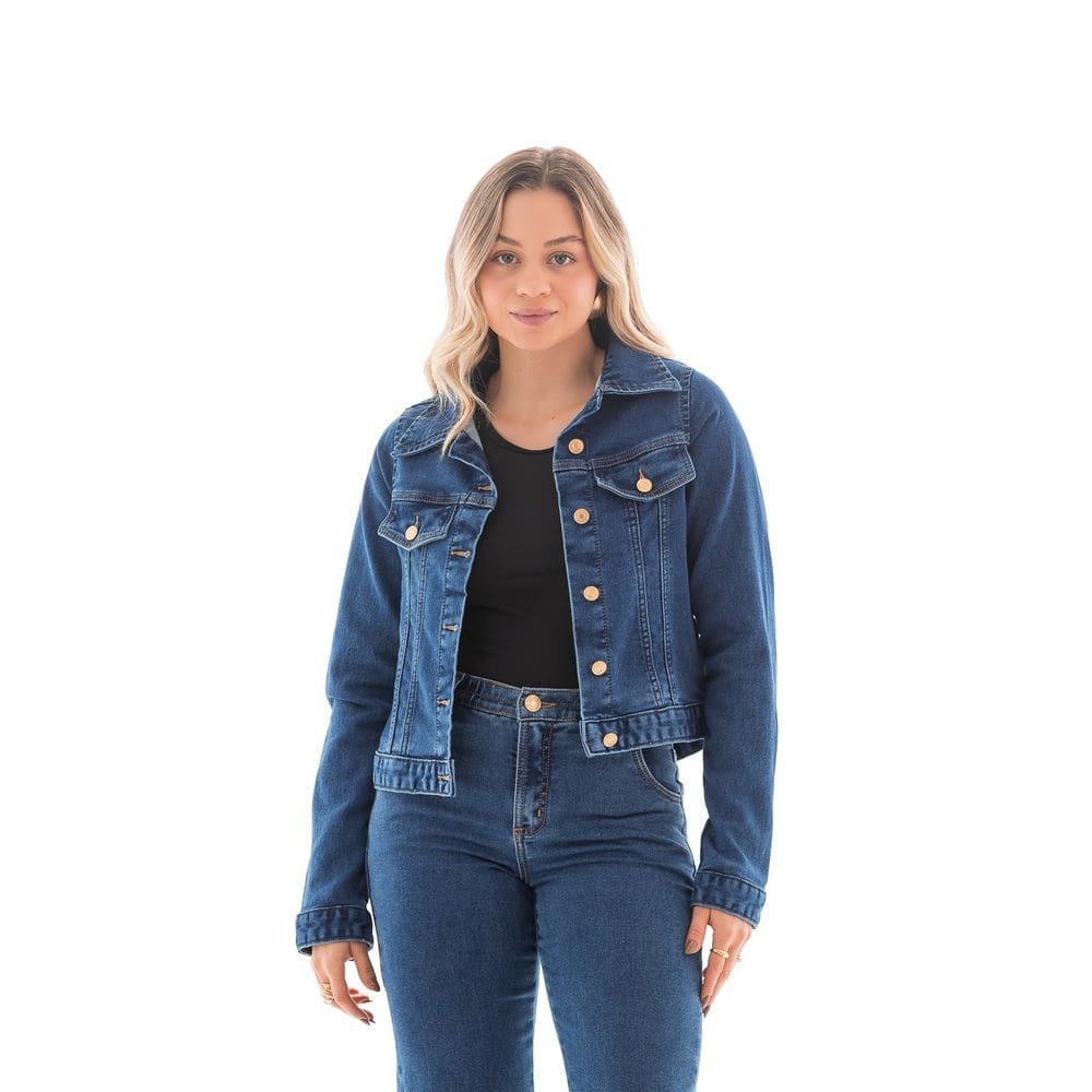 Jaqueta Jeans Feminina Arauto Comfy