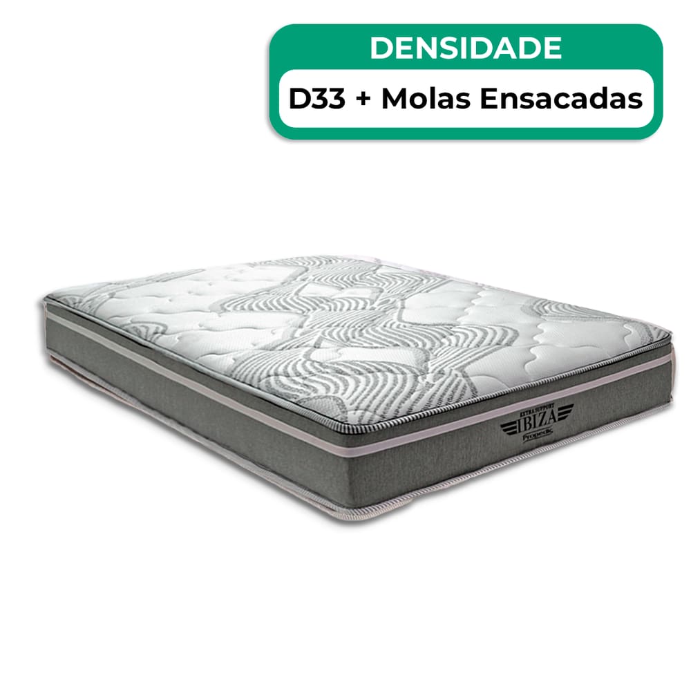 Colchão Ibiza Molas Ensacadas Queen V-Store 158x198x22