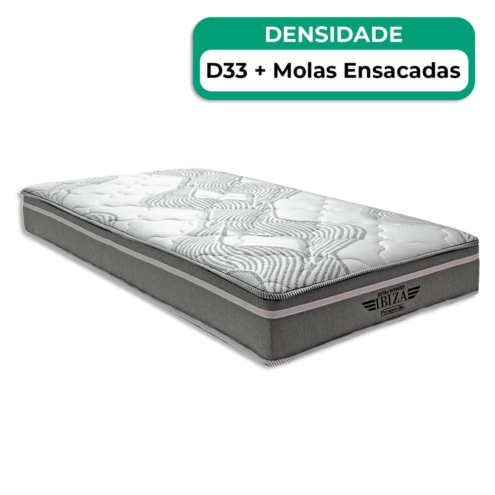 Colchão Ibiza Molas Ensacadas Solteiro V-Store 78x188x22