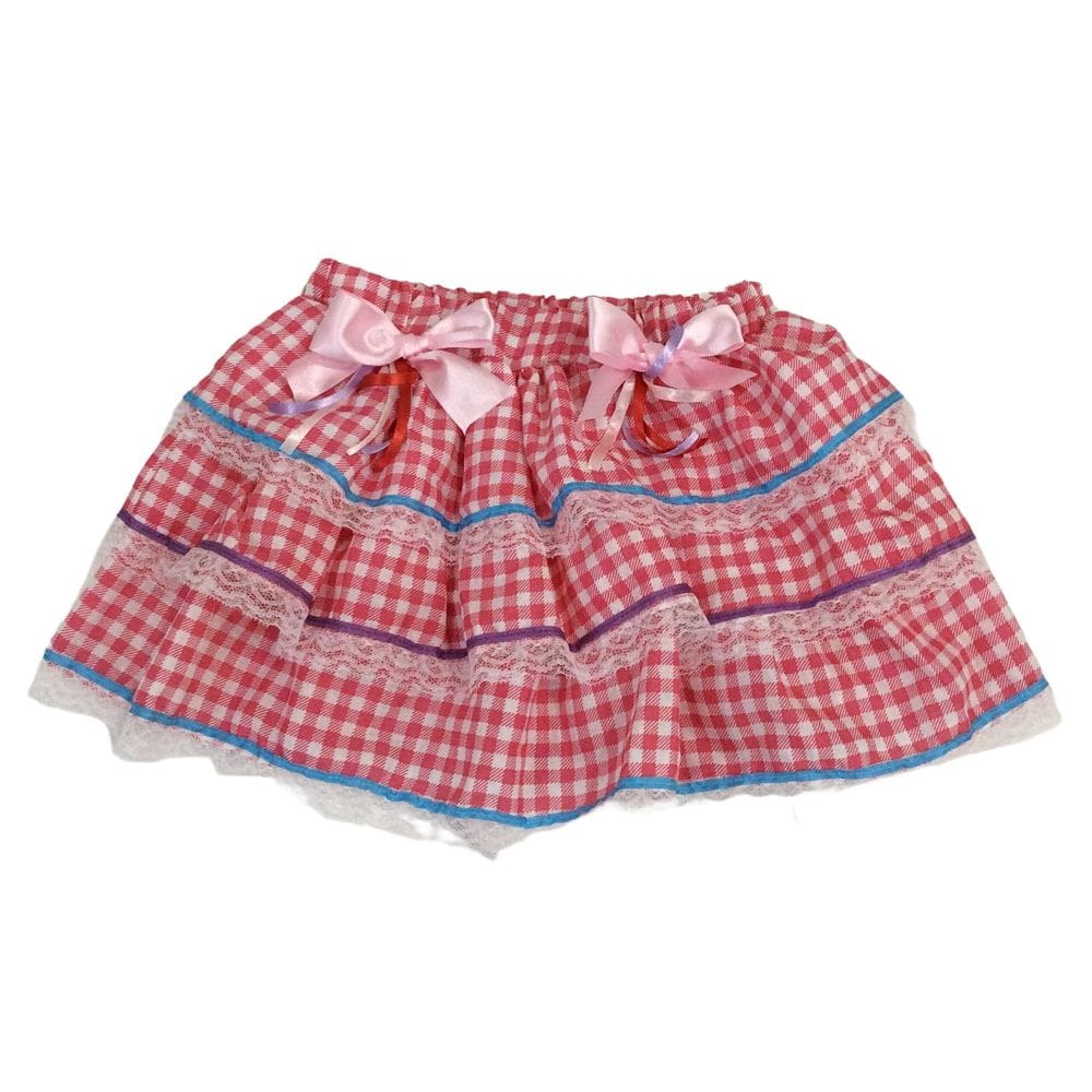 Saia rodada babadinhos infantil Festa Junina Kou Kla