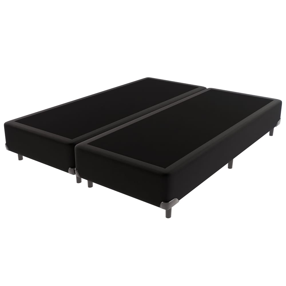 Cama Box King Preto V-Store 193x203x44