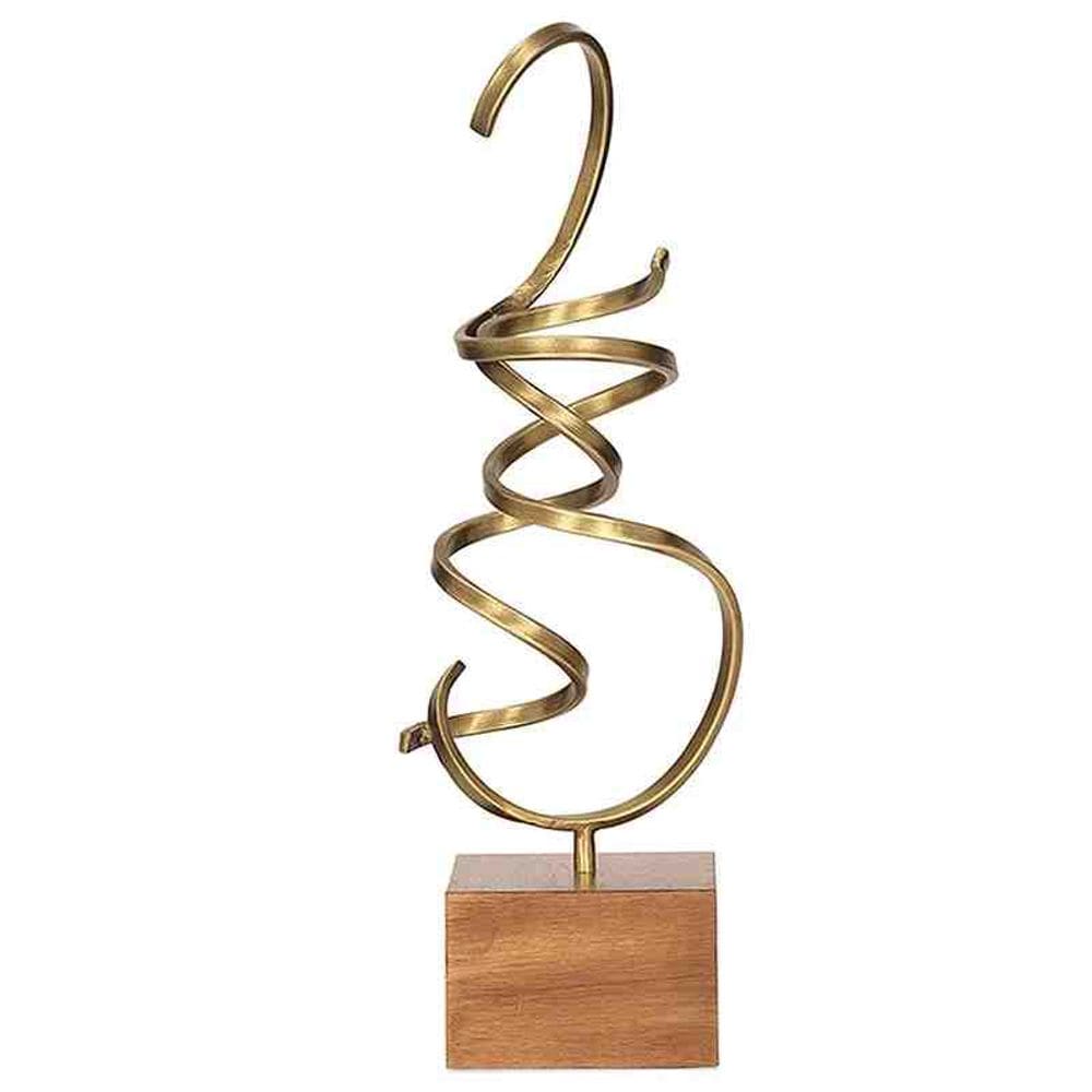 Escultura em Metal e Madeira 19908 Mart