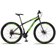 Bicicleta Aro 29 Aço Carbono 21v Cripto Freios A Disco Garfo