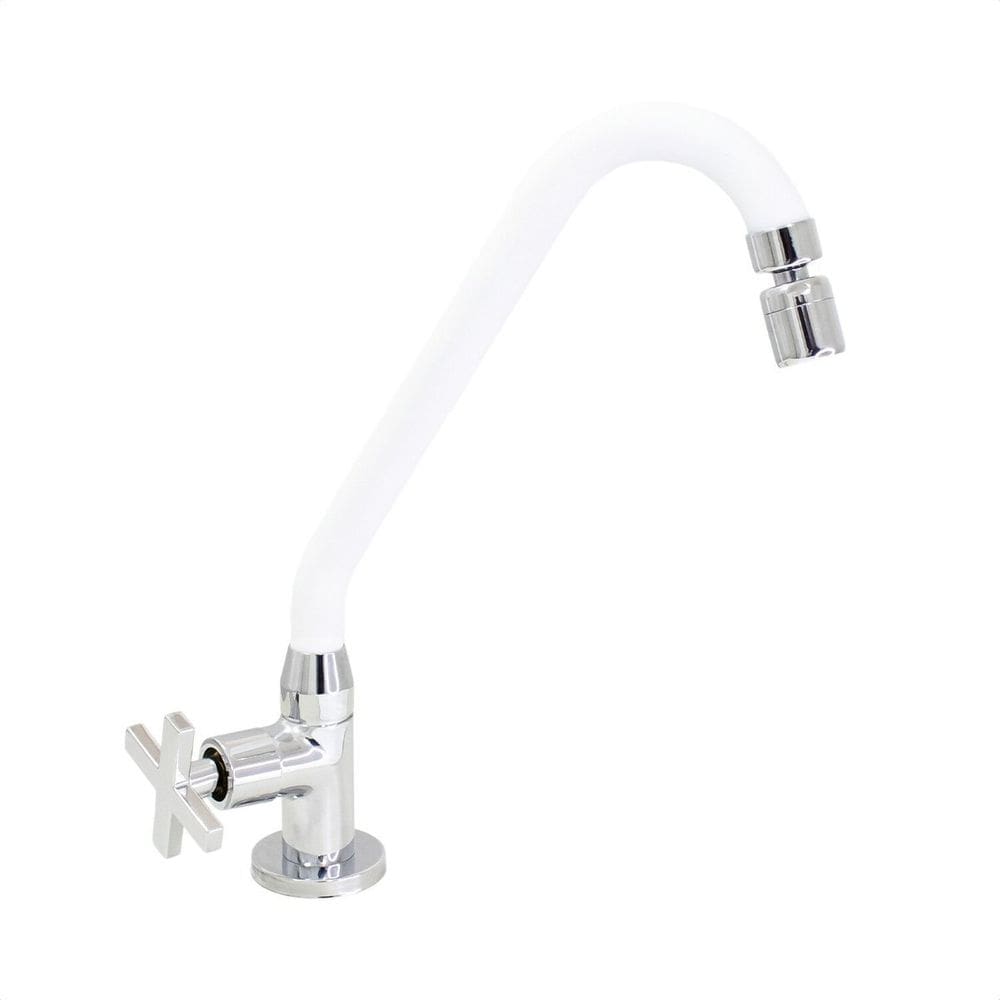 Torneira para Cozinha Articulada Gourmet Roddex Branco