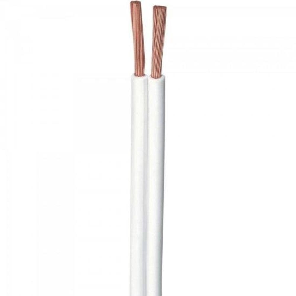 Fio Paralelo 2x2,50mm Branco RL 100m
