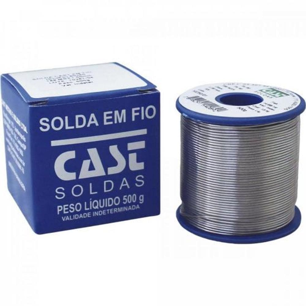 Solda em Fio Cast 1,50mm 500g Eletro Eletrônica