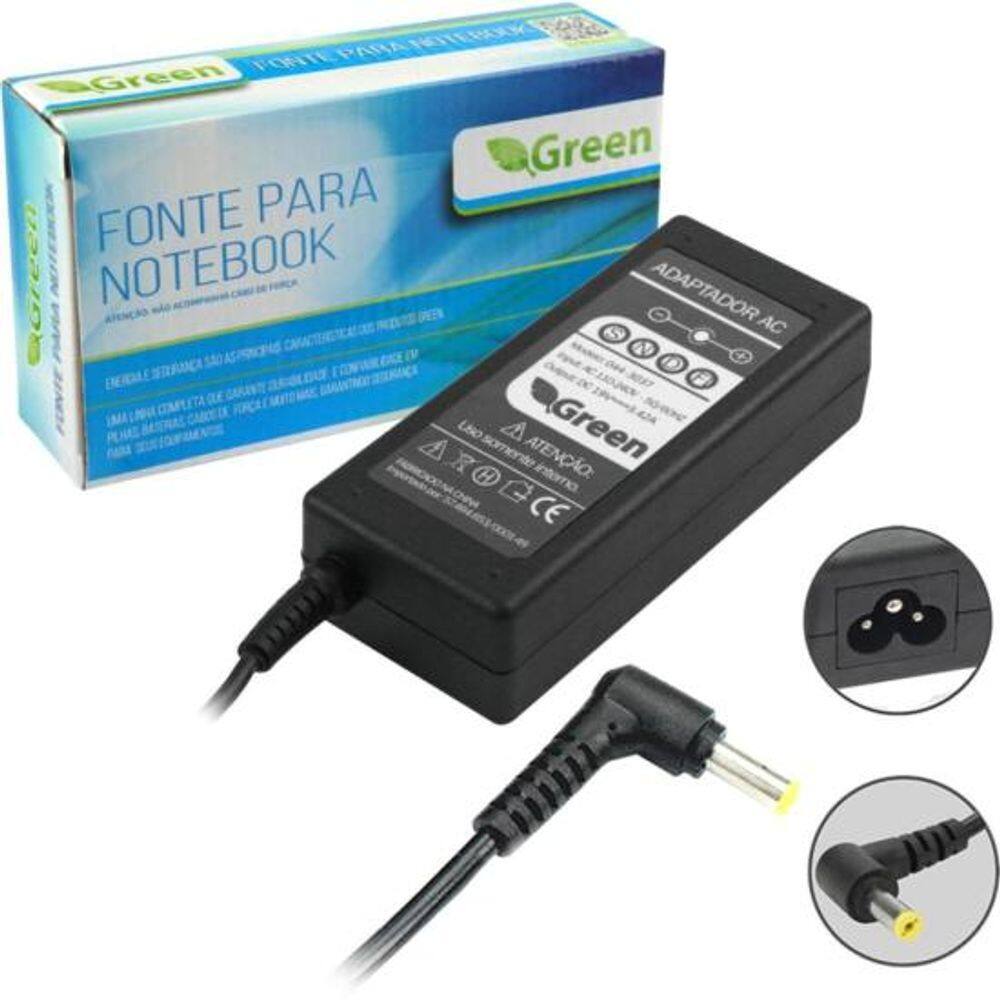 Fonte para Notebook Acer 19V 4,74A Bivolt 5,5X1,7mm