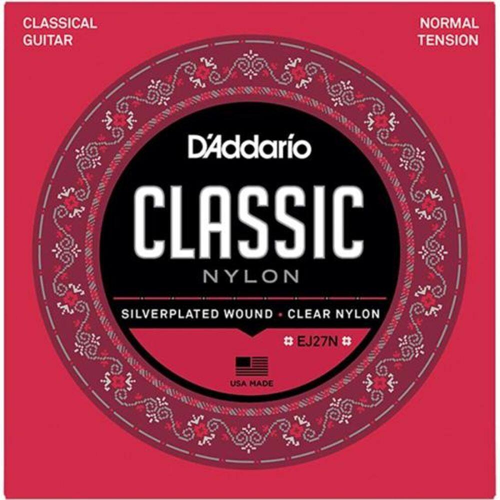 Encordoamento D Addario EJ27N Nylon Violão .028