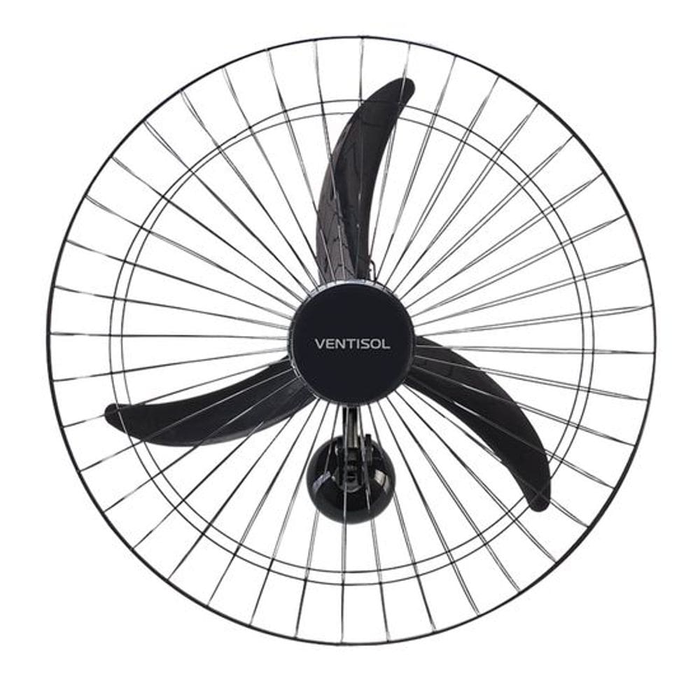 Ventilador de Parede 60cm Circulador VENTISOL Preto