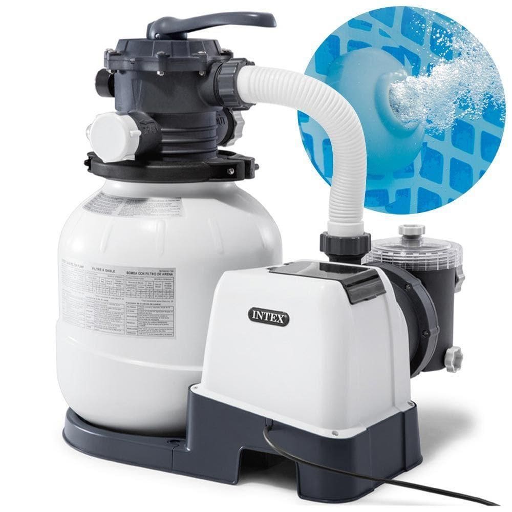 Bomba Filtro Sistema Areia Krystal Clear 7.900 Litros-hora 110v Intex