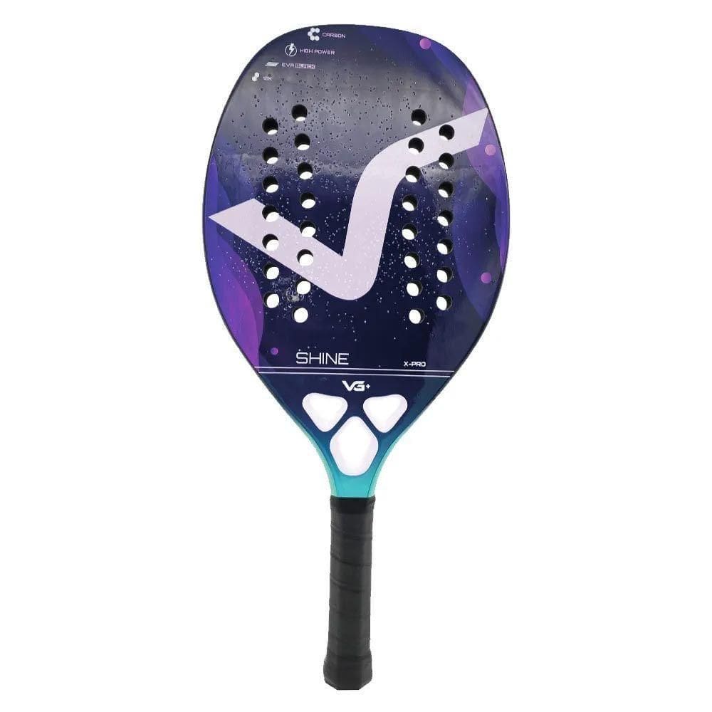 Raquete De Beach Tennis Shine 12k Carbon Vg Plus