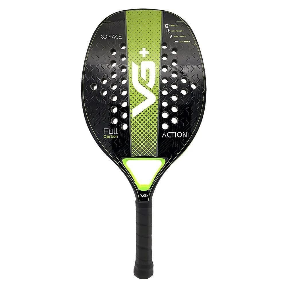 Raquete De Beach Tennis Action Full Carbon Verde Vg Plus