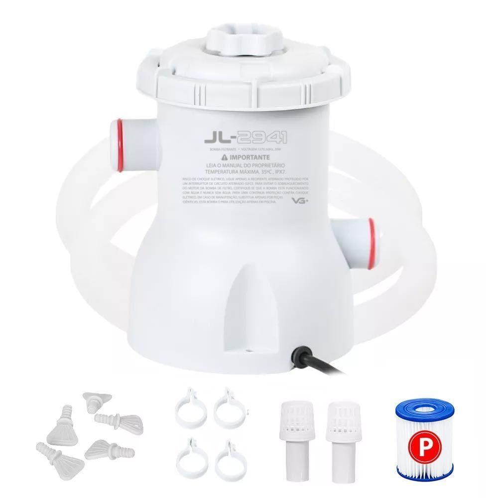 Bomba Filtrante 1250l-h Para Piscina Inflável Vg Plus 110v