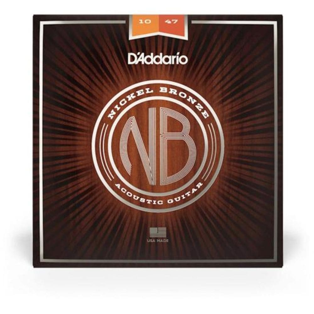 Encordoamento D Addario NB1047 Violão Aço NBM 010 047