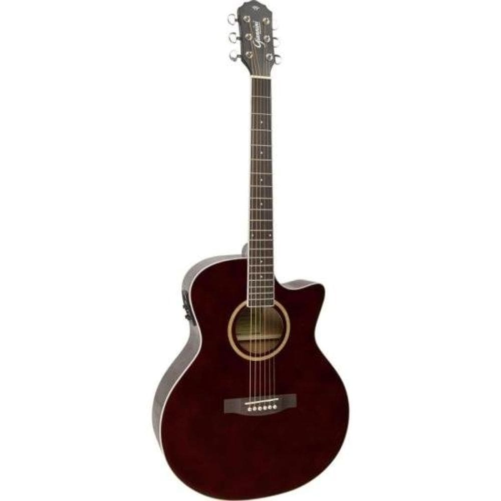 Violão Giannini GSF3 CEQ Eletroacústico Dark Wine