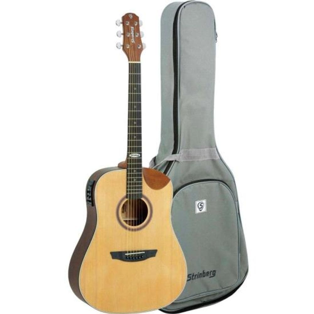 Violão Strinberg SD201HC Eletroacústico Natural Satin