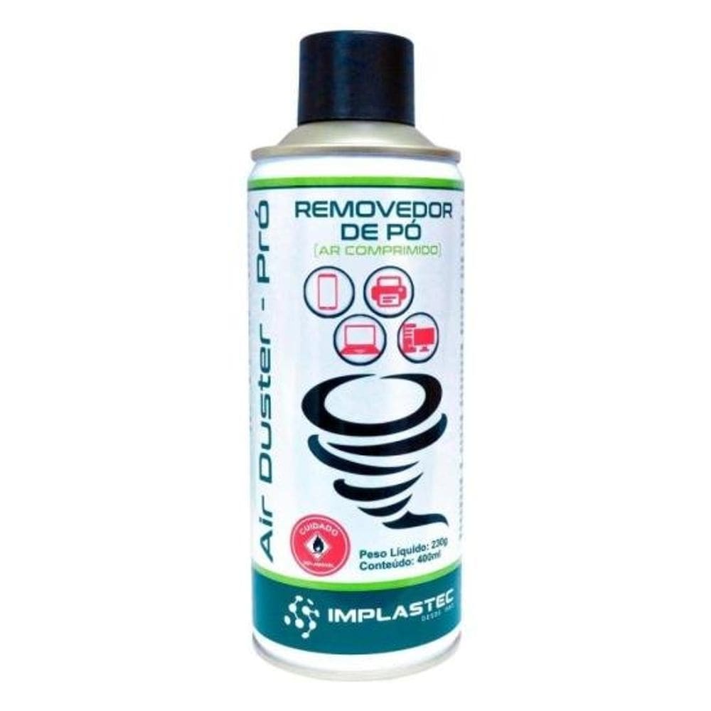 Air Duster Pró 400ml Implastec CX 12un