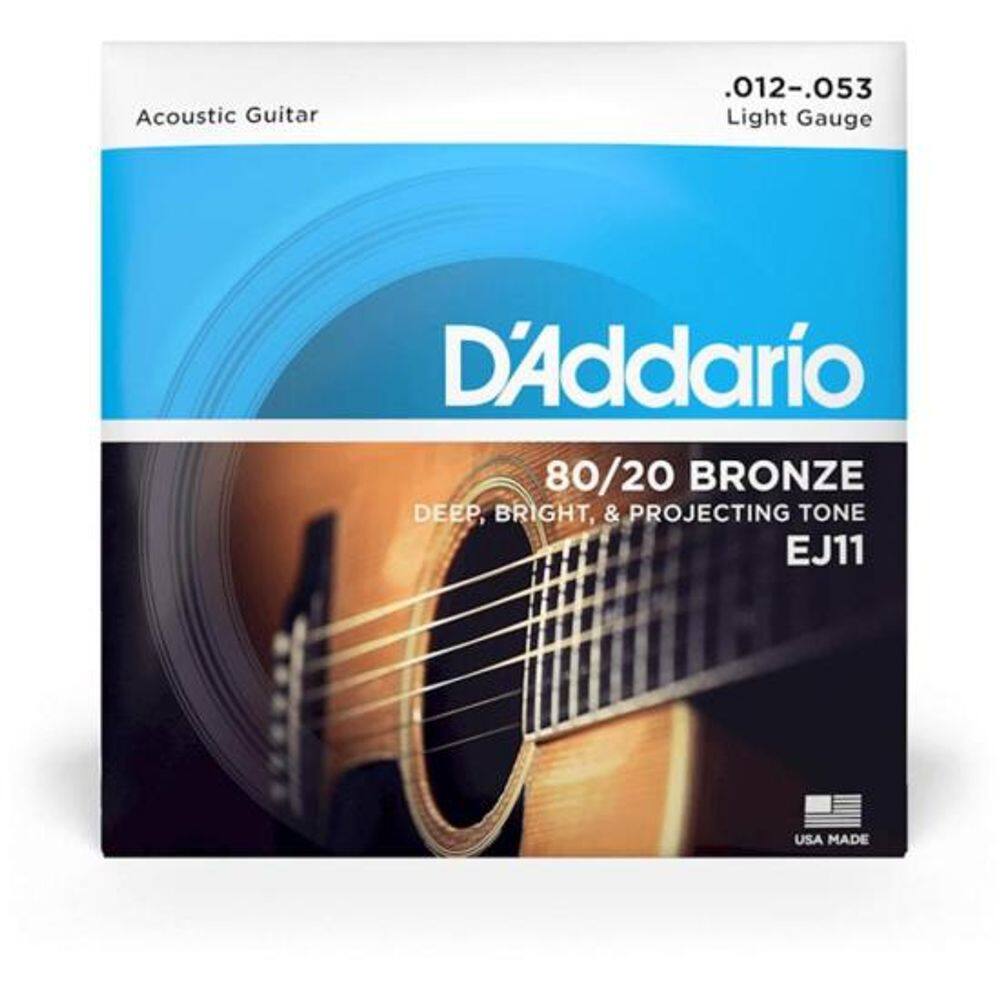 Encordoamento Violão Aço 012 053 D Addario EJ11