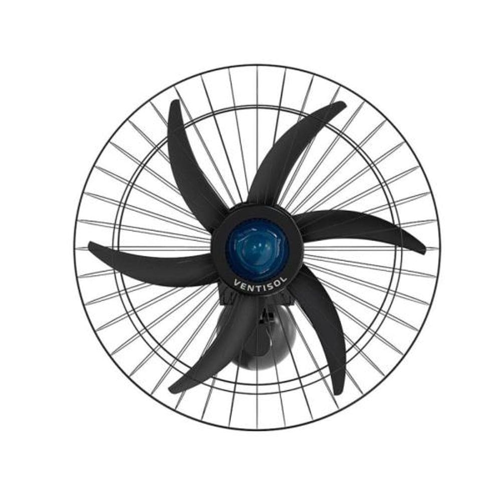 Ventilador De Parede 60cm Falcon Preto 230W
