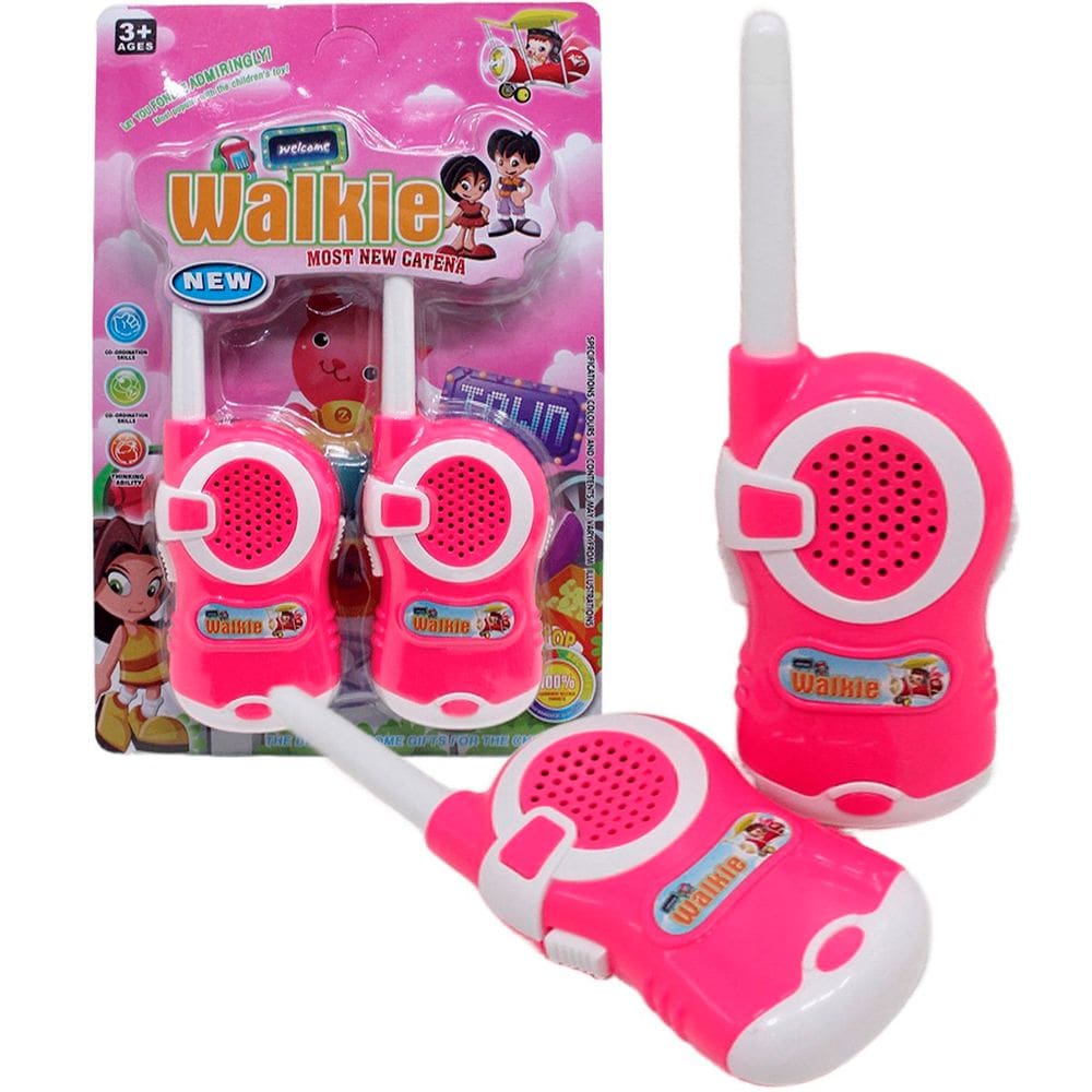 Brinquedo Rádio Duplo Criativo Comunicador Infantil A Pilha