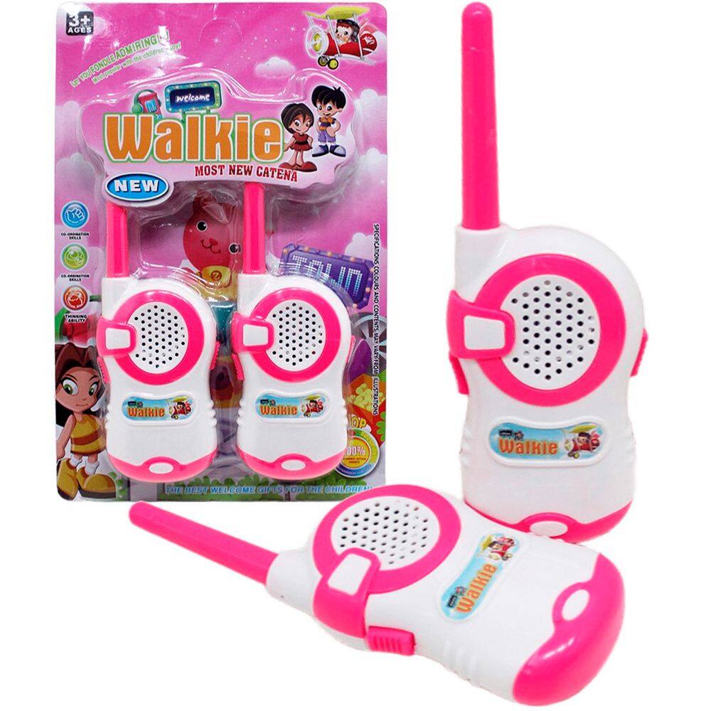 Brinquedo Criativo Rádio Duplo Comunicador Infantil A Pilha